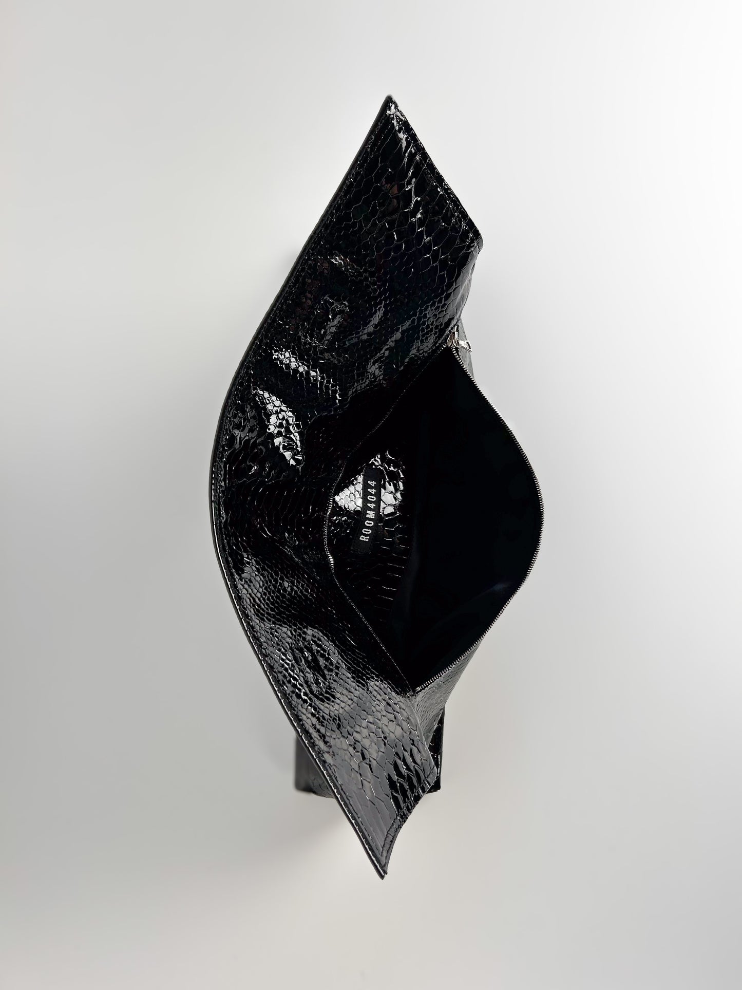 PATENT FOLD OVER CLUTCH