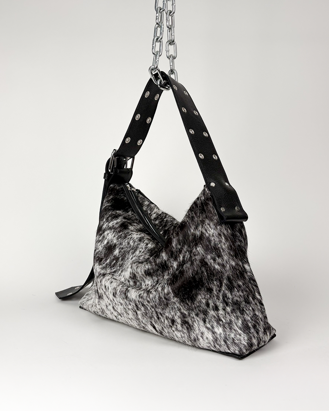 SALT AND PEPPER SHOULDER BAG