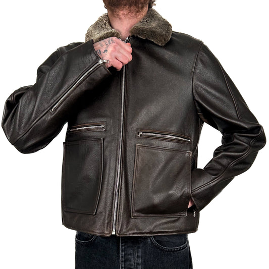 CONTRAST COLLAR JACKET