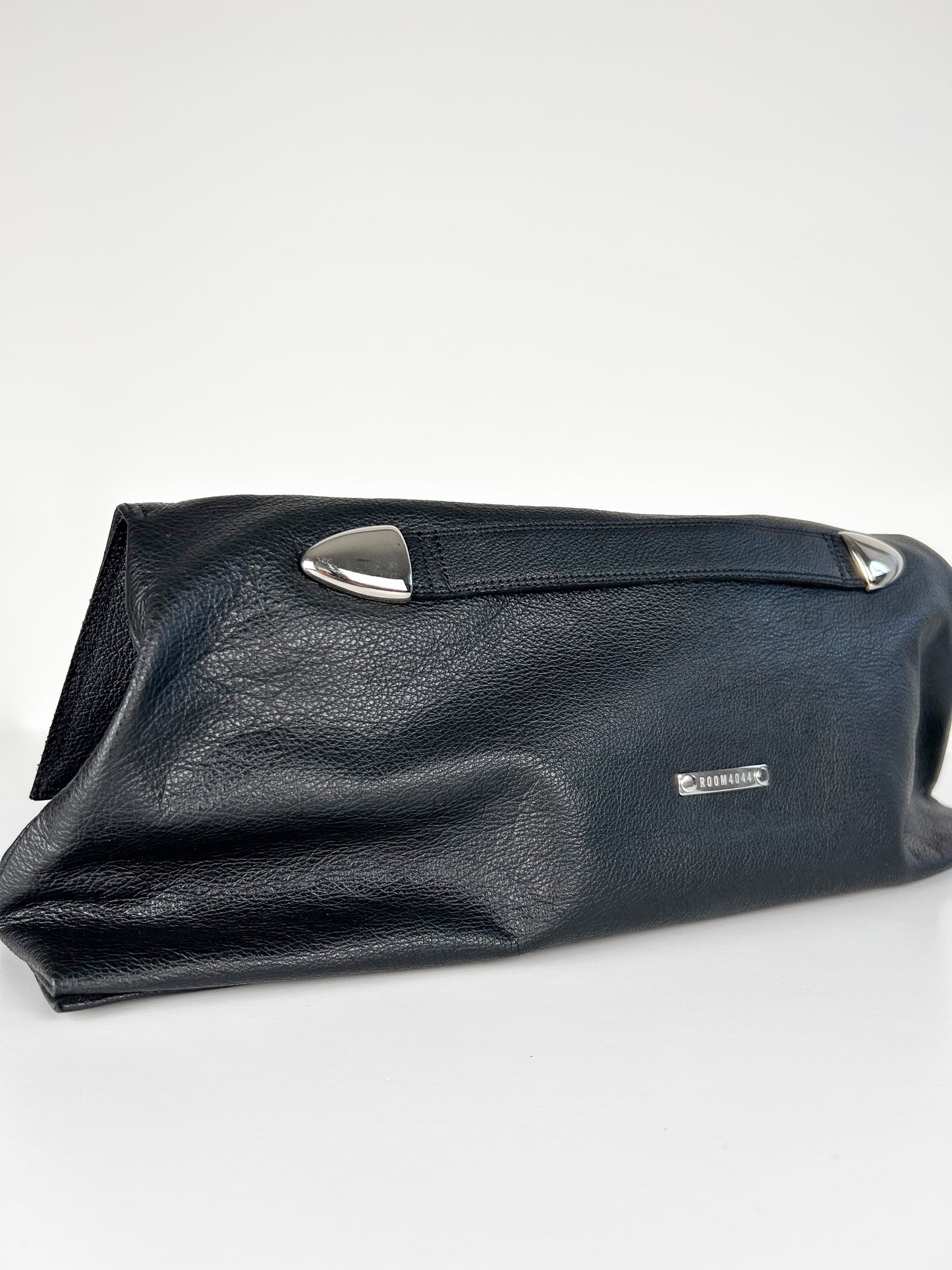 BLACK FOLD OVER CLUTCH