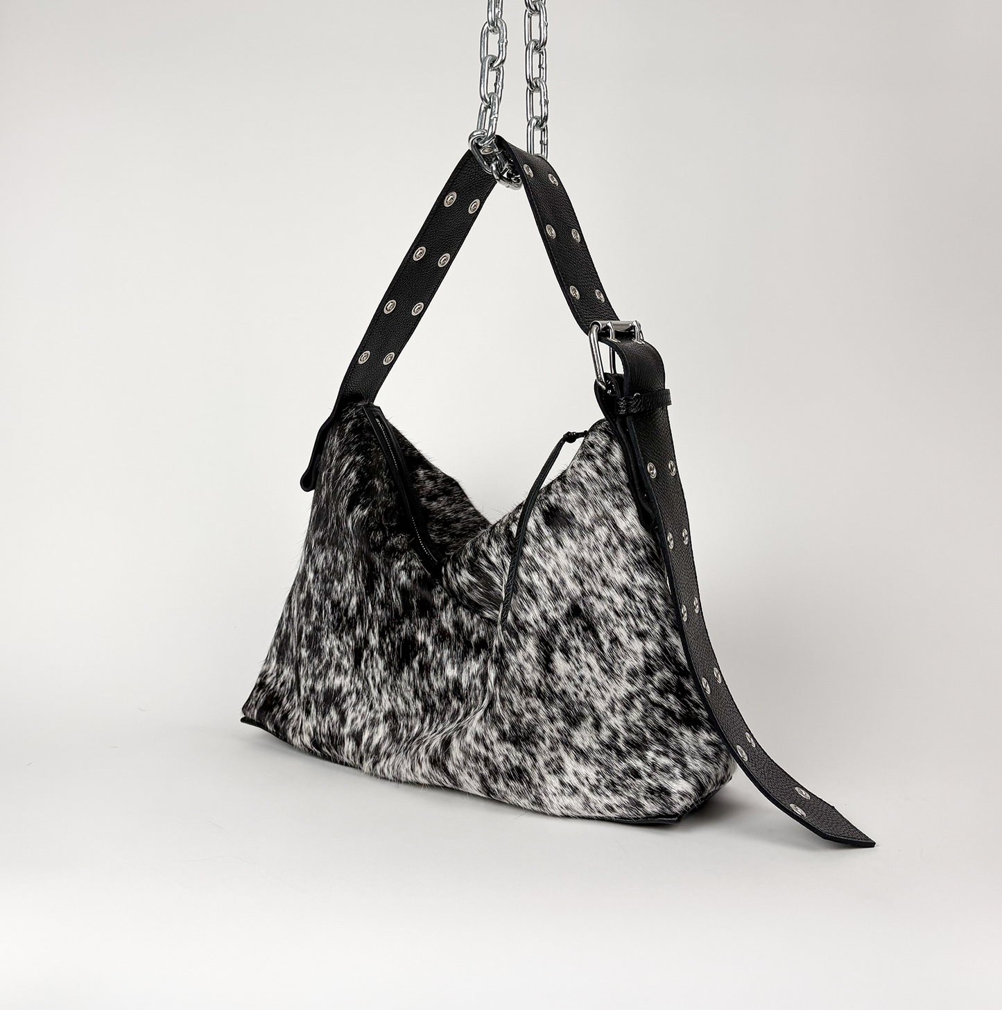 SALT AND PEPPER SHOULDER BAG