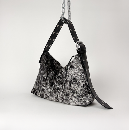 SALT AND PEPPER SHOULDER BAG