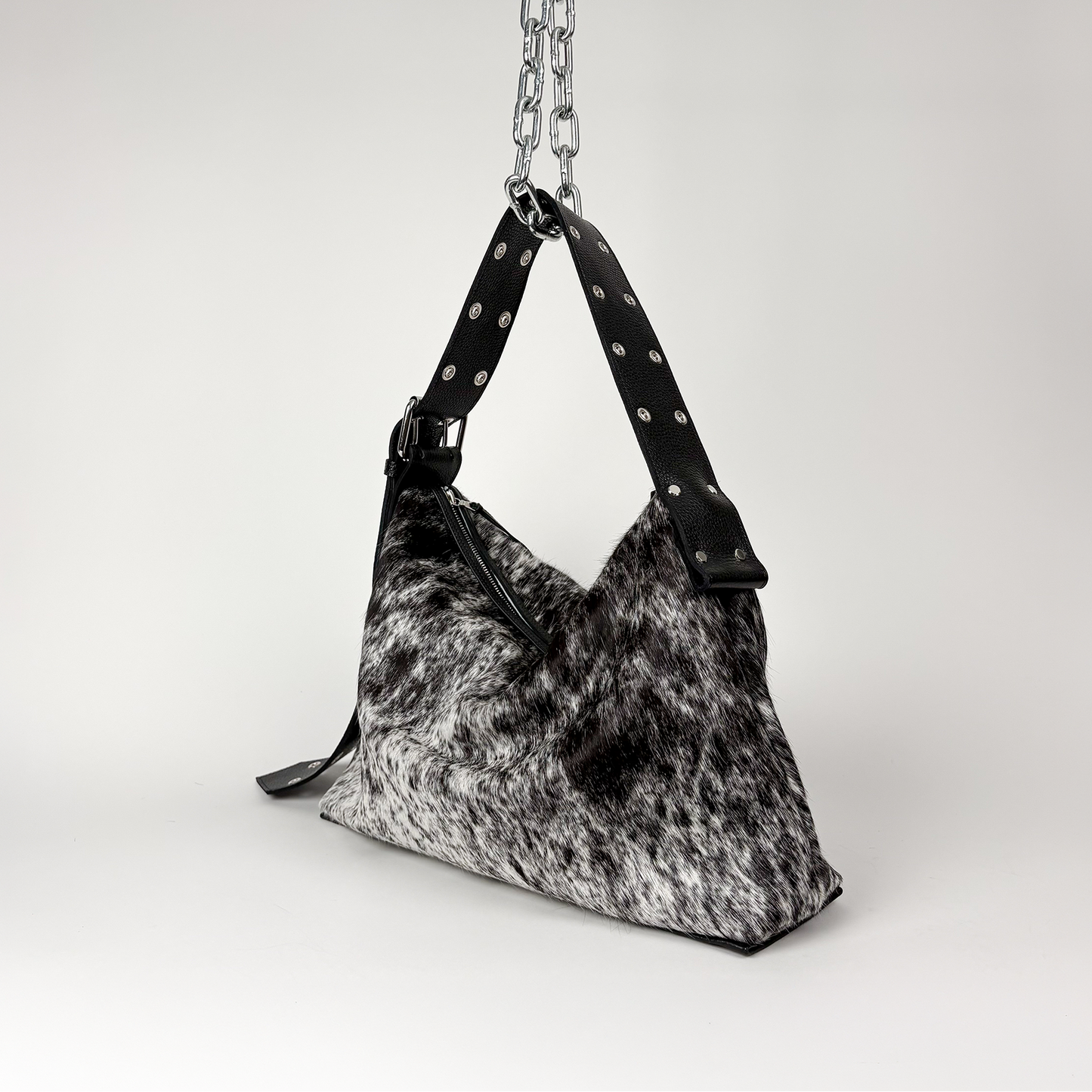 SALT AND PEPPER SHOULDER BAG