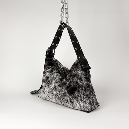 SALT AND PEPPER SHOULDER BAG