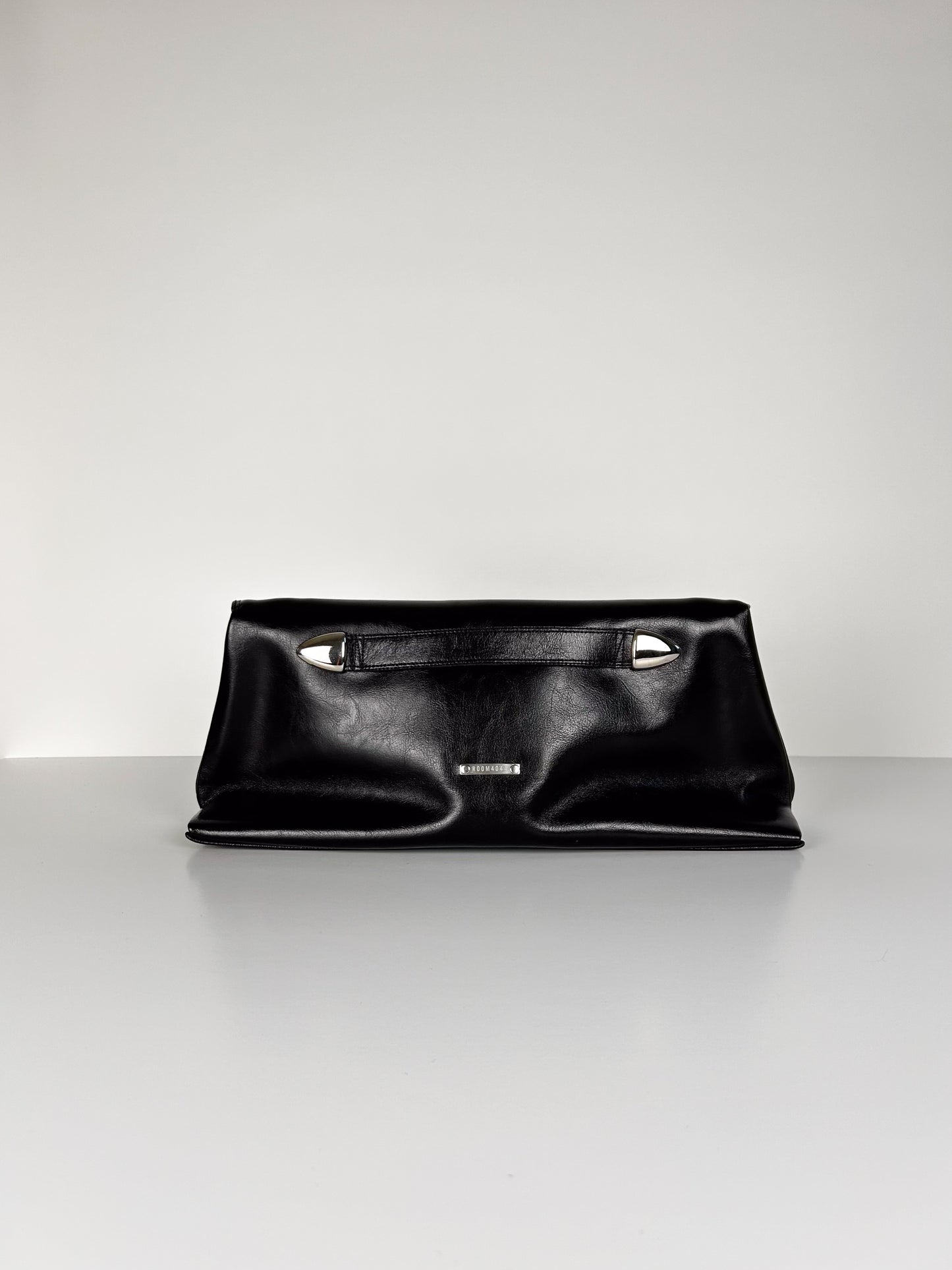 HEAVY BROWN FOLD OVER CLUTCH